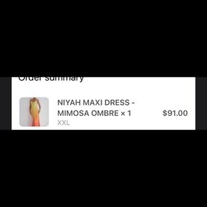 Maxi Dress - Mimosa Ombré